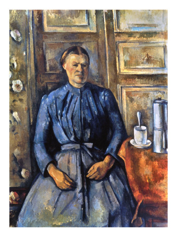 Woman, 1890-95 - Paul Cezanne Painting